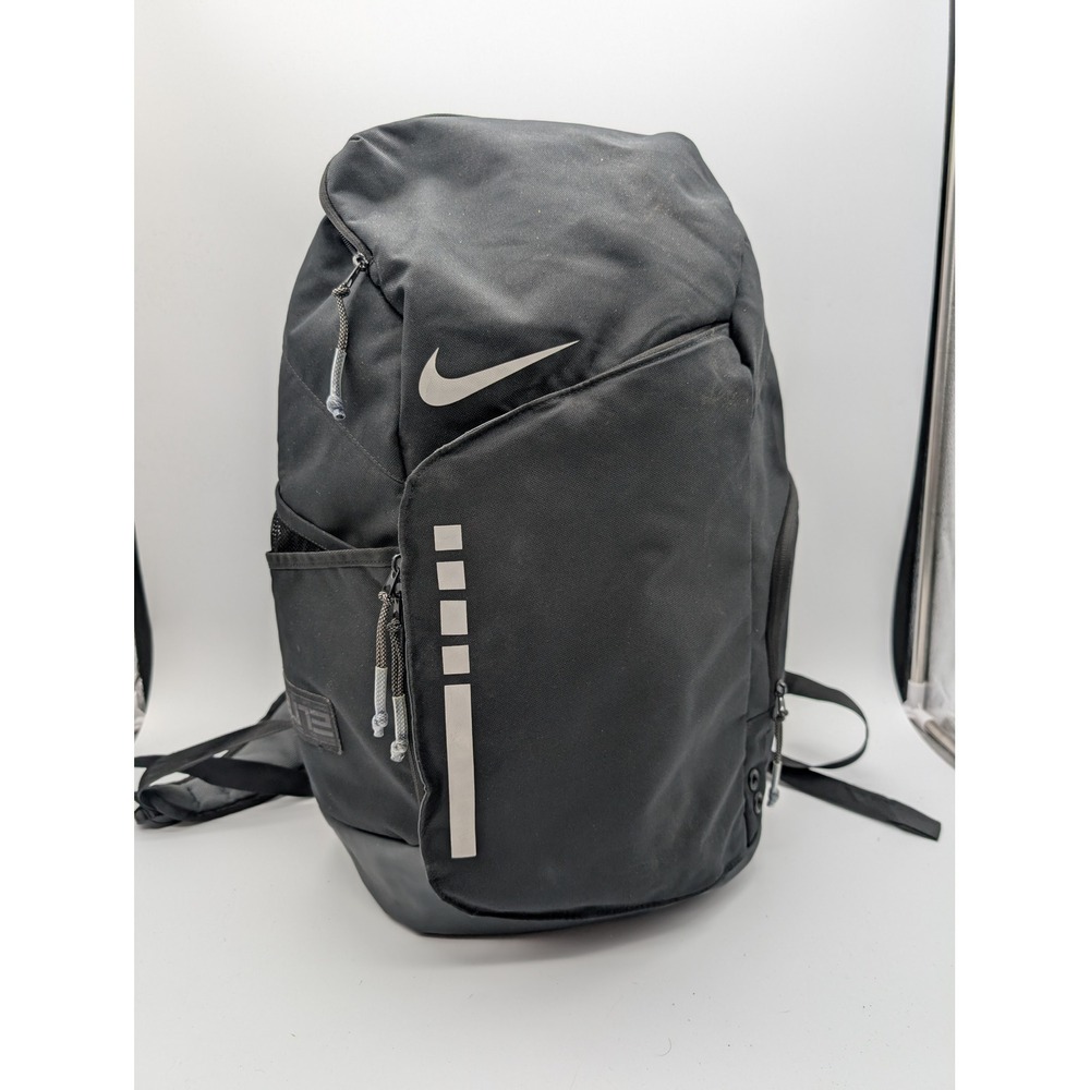 Nike Hoops Elite Pro Basketball Backpack Black Silver BA5555-011